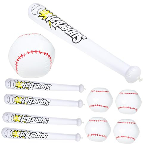 ibasenice 1satz Aufblasbarer Baseball Und Schläger Teiliges Material Perfektes Sommer-Spielzeug Für Pool Und Strand Langlebig Und Sicher