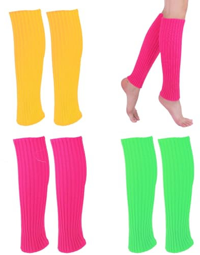3 Paar Stulpen Dame,Leg Warmers,Stulpen füR Damen,Beinstulpen Damen,Stulpensocken Damen,Winter Warme und Bequeme Hose Mit Langem Bein, Geeignet füR MäDchen Tages-, Tanz- Und Sport-BeinwäRmer.