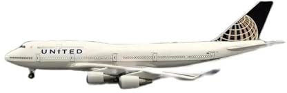 Metallflugzeugmodell Druckguss 47CM Modell Für Frankreich 747 Boeing Diecast Metall Flugzeug Modell Mit Stand Legierung Display Sammlerstück Statische Sammeln Oder Verschenken(with Light)