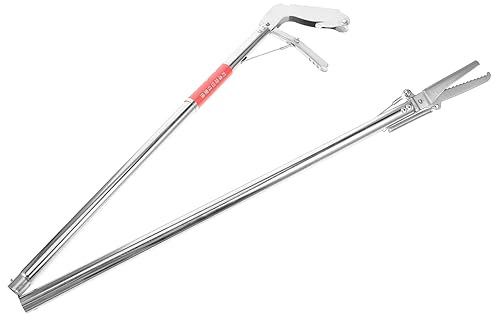 Parliky Schlangenzange Edelstahl Klappbar Sicherer Schlangenclip Fangwerkzeug Für Garten Und Reptilienfänger