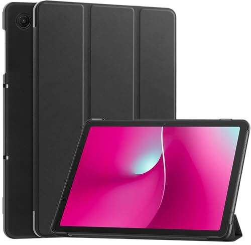 CAUHENYEE Hülle für Telekom T Tablet 2, Vertikale Standfunktion, Anti-Drop, Stoßfest, Schutzhülle für Telekom T Tablet 2– Schwarz