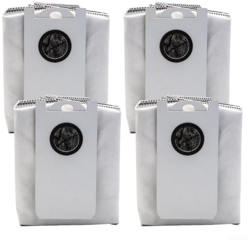 Sac à poussière pour aspirateur robot à vidange automatique bObsweep RC400 et Orb-i, capacité de 4 L, lot de 4 ou 10, filtration haute efficacité avec 99,97 % (10 pièces)