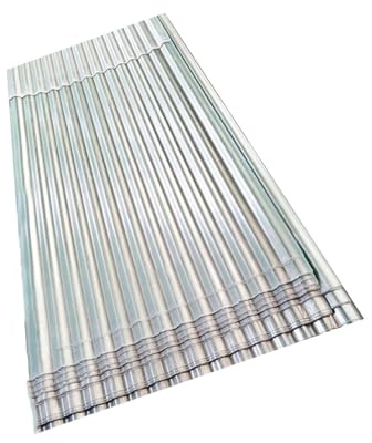 Carport Roof Sheet,Corrugated Clear Roof Panels,Heat-Insulating Tiles,for Outdoor Replacing Greenhouse Courtyards Balcony(120cm-8 Pieces,0.15cm)