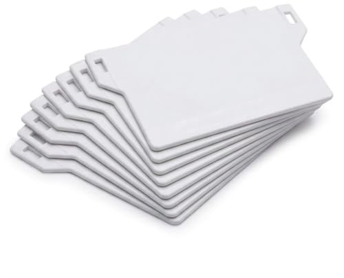 10 Pcs Vertical Blind Weights for 89mm 3.5 Inch Slats - White Plastic Bottom Weights Slats - Durable Vertical Blinds Repair Parts & Blind Weights Replacement for Window Blinds