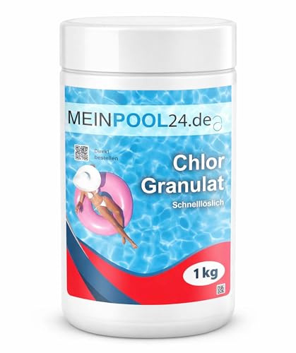 Meinpool24.de 1 kg Chlorgranulat für den Swimmingpool Marke Meinpool24.de