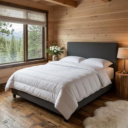 NARCISO Piumino Matrimoniale Leggero Primaverile-Estivo-Autunnale da 200 GSM, Coperta Matrimoniale 240x220cm, Leggero sul Corpo Senza Appesantire, Utilizzabile come Copriletto o nel Copripiumino
