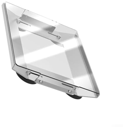 Supporto da tetto in alluminio trasparente per Starlink per Mini con 4 magneti da 66 lbs, resistente agli urti, adatto alla vernice, per camper, barca, camion