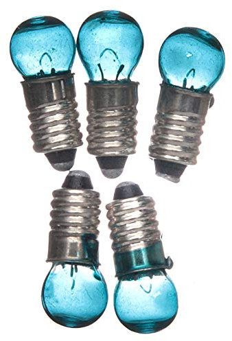 Holyart Glühbirne E5,5 blau 5 STK. 3v.