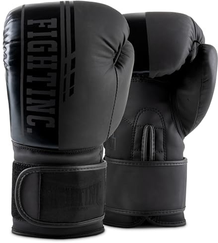Fightinc. Boxhandschuhe Legacy - 8 10 12 14 16 Oz für Boxen Kickboxen Muay Thai MMA Kampfsport schwarz weiß rot Gold UVM