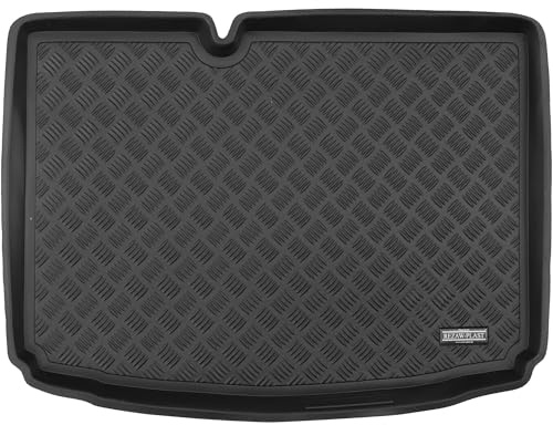 SMK Tapetes de goma para maletero adapta para Skoda Fabia III 2014-2021 Mejore la comodidad de sus viajes con la alfombrilla antideslizante - alfombrilla para maletero de coche para todo tipo de clima