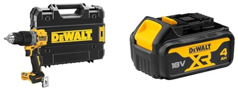 DEWALT DCD805NT-XJ 18V XR Brushless Hammer Drill Driver - Bare Unit + DEWALT Battery