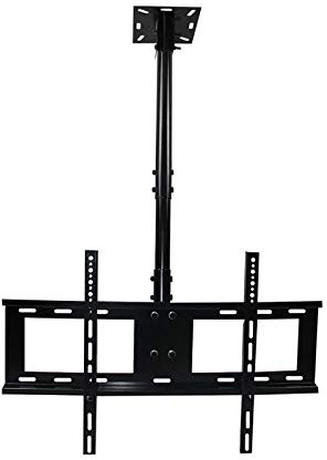IUokLU TV-Wandhalterung TV-Deckenhalterung passend für 40-60 Zoll LCD-Flachbildschirme und Curved-TVs höhenverstellbar teleskopisch neigbar und schwenkbar hält，3.5