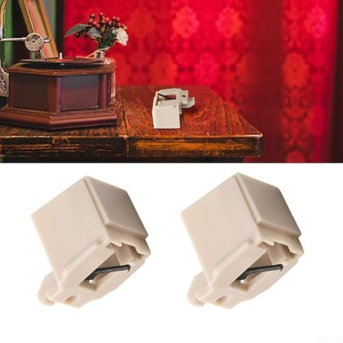 2Pcs AT3600L Record Player Needle,Turntable Stylus Compatible For Audio-Technica AT-LP60, AT-L60X, AT-LP60XBT, AT-LP60-USB, AT-LP2D, AT-LP2D-USB