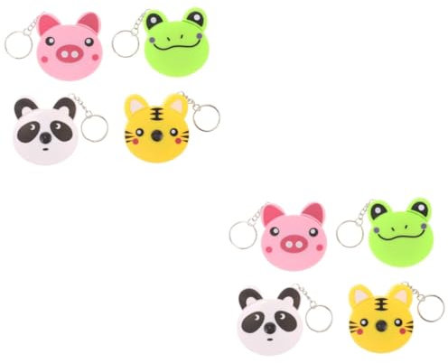 Angoily 2 Ensembles Mini Mètre Ruban Animaux Jouer Badge Robinet Stylo Deux Mini Ruban À Mesurer Jouets De Garçon Identifiant Étagère Règle Distributeur Mesureur Jouets Abdos 4 Pièces * 2