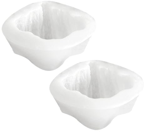 HOLIDYOYO 2pezzi Stampo Per Fondente in Silicone Da Stampo Per Decorazioni Di Torta Forma Di Circo Per Torta Al Cioccolato Per Pane Per Croissant Per Biscotti Riutilizzabile