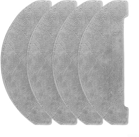 Strong Mop Cloth Replacement Set for Cleanova For W7 W11 Vacuum 4 or 10 Pack Choices (4 PACK)