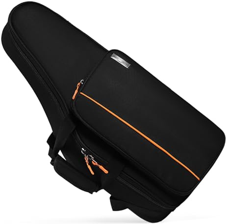 Supvox Altsaxophontasche Oxford Stoff Stoßfest Mit Doppelten Schultergurten Rucksack Saxophonzubehör Für Konzert Und Musikstudio