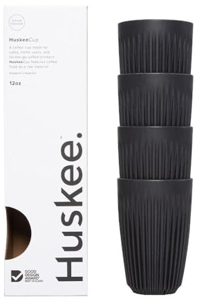 Huskee - HuskeeCup (4-Pack) (Charcoal, 12oz)