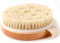 Stephanie Franck Beauty – Brosse à Sec Corps Ronde – Massage Tonique avec Poils naturels & Picots Souples – Dry Brushing pour Circulation & Peau Plus Lisse – Force Moyenne 6/10