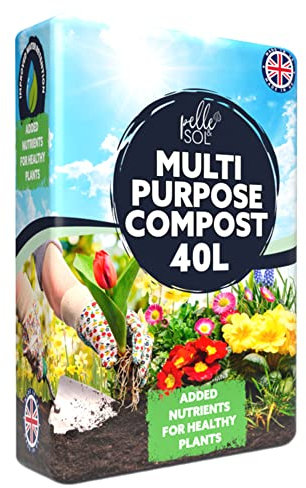 Pelle & Sol 40L Multi Purpose Compost - Compost for Outdoor Plants & Soil for Plants Indoors - Potting Soil for Pots Plants Outdoor - All Purpose Nutrient Rich Fertiliser, Houseplant Potting Mix