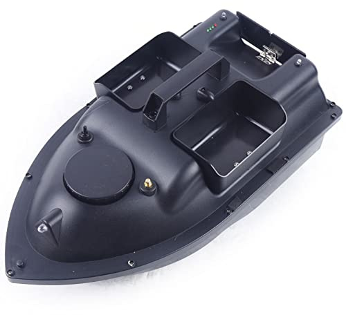 LENJKYYO Angelköder Boot RC Futterboot Köderboot Baitboat 2KG 500M Fischköder Nachtangeln Nistboot Angelzubehör Wireless Fernbedienung Doppelmotoren Kabelloses GPS Postion Auto Cruise