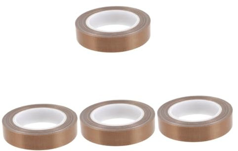 Gatuida 4rollen Ptfe Klebeband Hochtemperaturbeständiges Dichtband Für Vakuumiergeräte Abreißbar Und Verschleißfest Für Isolierung Und Effiziente Anwendung
