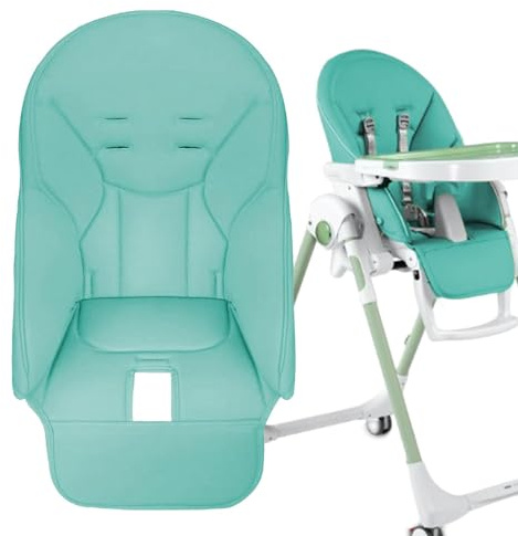 Baby Hochstuhl Kissenbezug, Kinder Hochstuhl Sitzkissen, Baby Esszimmerstuhl Sitzkissen, PU-Leder Hochstuhl Sitzauflage Universeller Ersatzbezug Für Peg Perego, Siesta Zero3, Baoneo, Kosmic Jané