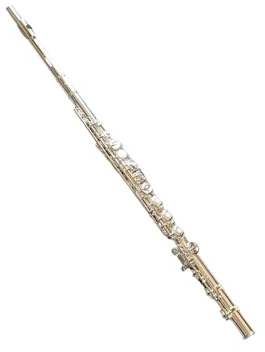 flûte traversière Flûte plaquée argent 17 touches flûte à trou ouvert Instrument de musique