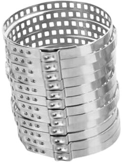 [Replacement] Lot de 12 colliers de serrage for soufflet de cardan, réglables en acier inoxydable de 8 mm, for arbre de transmission d'essieu, clip de joint d'essieu 50-120 mm/25-50 mm, arbre de trans