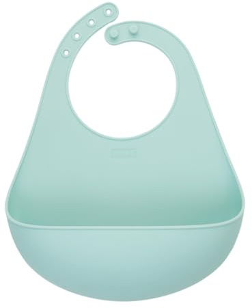 Lurch Little Bavaglino in silicone, misura regolabile, colore: menta