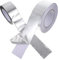 Tofficu 2 Rollen Folienband Hochtemperatur-Aluminiumband Band für Klempnerband Alufolie schwere Ausführung Aluminiumfolie dichtungsbänder dichtungsband waterproof tape Klebeband Küchenband