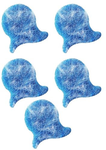 5pc Blue Washing Machine Lint Lint Washing Machine Decontamination Washing Machine Lint Remover Pet Hair Remover For Laundry KmV774 (Blue, One Size)