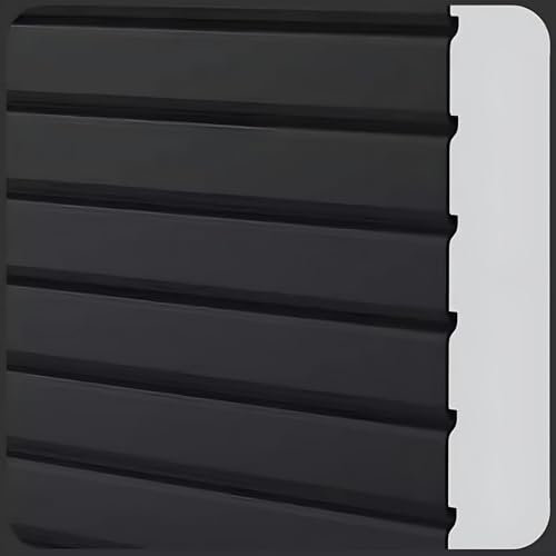 Eiauiuo Schwarz Jalousien Window Blinds PVC Rollos Aluminium Verdunkelungsrollo Sonnenschutz Sichtschutz Plisseerollo für Innen/Außen Anpassbare Jalousie Gefiltertes Licht für Küchen Balkon Badezimmer