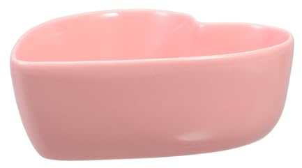 COLLBATH Heart-Shaped Ceramic Bowl for Snacks Soup and Salad – Adorable Multi-Purpose Dish for Kitchen Tableware and Home Cooking