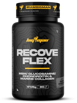 BigMan | RECOVE FLEX 90 CAP. | Supporto alla salute articolare | Con MSM e GLUCOSAMINA | Arricchito con collagene
