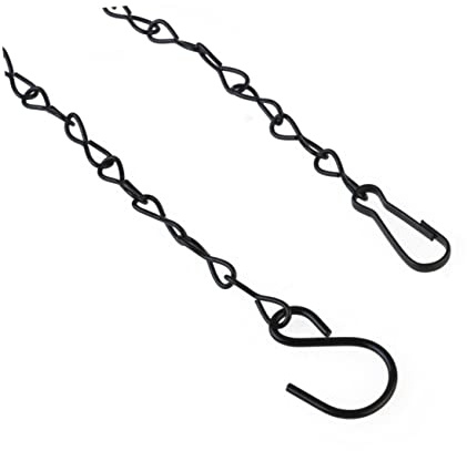 KONTONTY Cadena Colgante Exterior para Comederos Faroles Macetas Soporta Ajustable Resistente