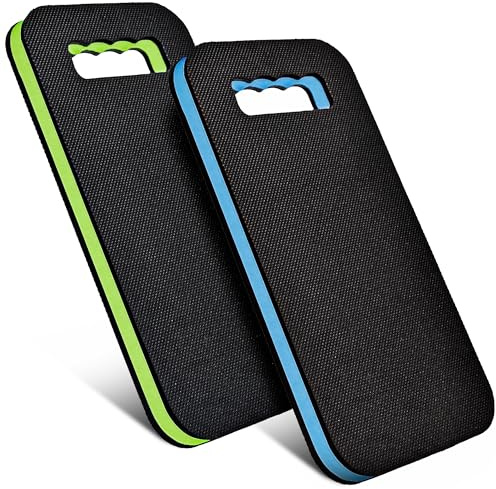 Kneeling Pad for Working on Knees | 2 Pc (45cm x 21cm) Gardening Kneeling Mat | 3cm Extra Thick Garden Kneeler Mat for Outdoor & DIY | Foam Kneeling Cushion for Housework Kneeling Pads for Gardening