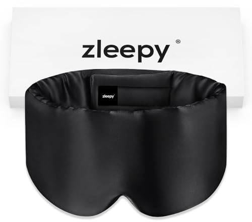 ZLEEPY® Wrap Silk Sleep Mask | for Men & Women | Oeko-TEX Certified | Perfect for Travel | Ultimate Luxury | Reduce Wrinkles | Increase Melatonin Naturally | UK No.1 Wrap Mask