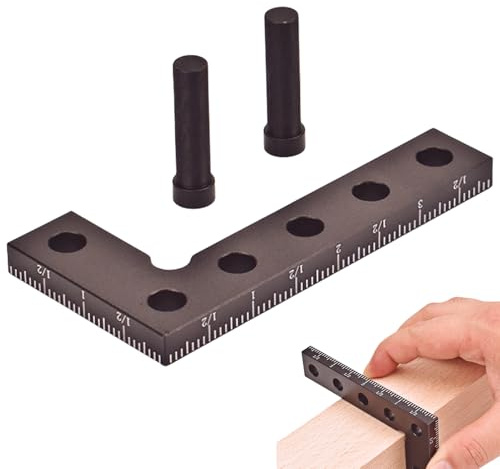 Uozonit Morsetti angolari | Strumento quadrato angolare a 90 gradi, quadrato professionale per la lavorazione del legno, posizionamento di misurazione di edifici, carpenteria, armadietti, mobili e