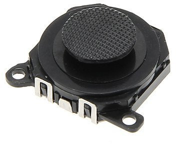 Gametown Replacement Parts Analog 3D Button Thumbstick Stick Joystick Rocker with Cap for Sony PSP 1000 1001 -Black