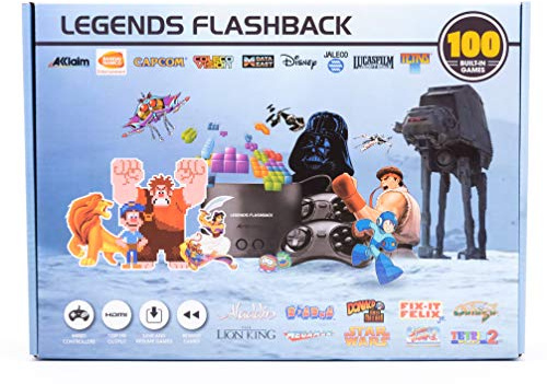 AtGames Legends Flashback - Consola de Juegos HDMI con 100 Juegos Integrados