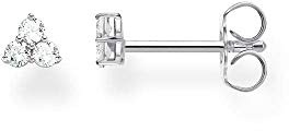 Thomas Sabo boucles d'oreilles simples pierres blanches argent argent sterling 925 H2138-051-14