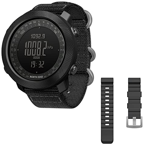 SBTU Orologio Sportivo da Esterno Orologio Militare Multifunzione Digitale Orologio Militare Impermeabile con Bussola Altimetro Termometro Pedometro Allarme retroilluminazione a LED