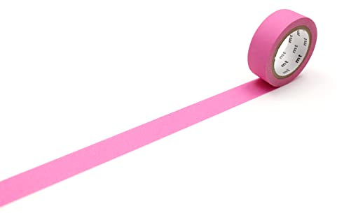 MT Washi Masking Tape - Matt Pink - 1 Rolle