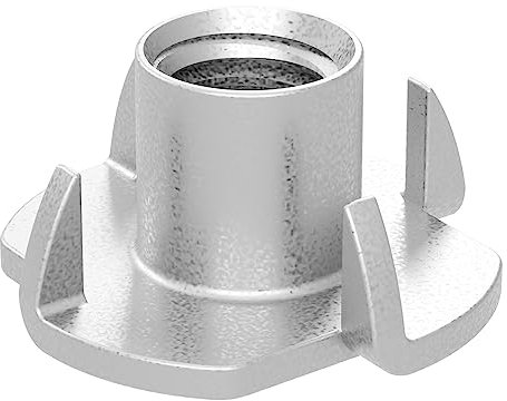 SECCARO Einschlagmutter M6, Edelstahl V2A VA A2, Typ TSZ, 9 mm Länge, 20 Stück