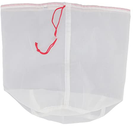 MUNEFE Sacchetti Per Birra da 5 Galloni, Sacchetti Filtranti Per Vino, Sacchetto Filtro Per Filtro, Per Homebrewing Latte Maglia Extra Fine(Rosso (160))