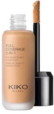KIKO Milano Full Coverage 2 In 1 Foundation & Concealer Wb80 Warm Beige, 2 I 1 Foundation Och Concealer, Hög Täckning