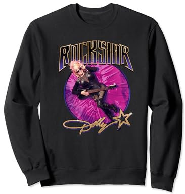 Dolly Parton Rockstar Rose Velvet Sweatshirt