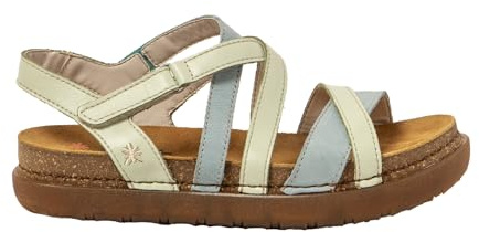 ART 1714 Rhodes, Sandali piatti donna, Lima-Hawaii, 40 EU, Lime Hawaii, 40 EU