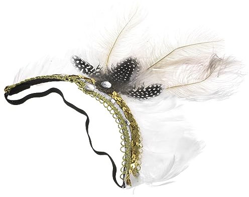 Feder Fascinator Stirnband Party Stirnband für Damen Halloween Mottoparty